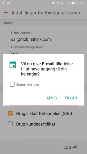 Vælg din foretrukne mulighed