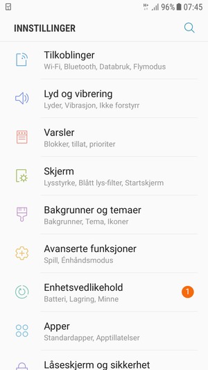 Velg Tilkoblinger