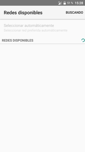 Espere a que la búsqueda termine
