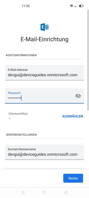 Geben Sie Ihre Passwort ein