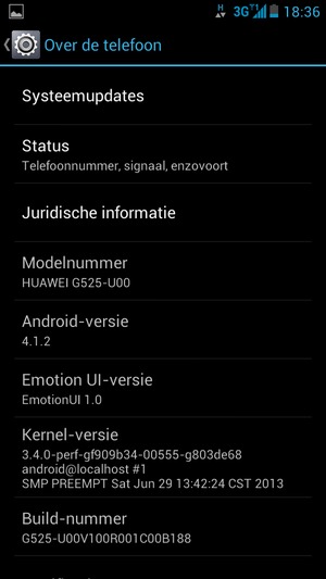 Selecteer Systeemupdates