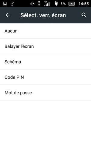 Sélectionnez Schéma