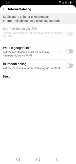 Velg Wi-Fi tilgangspunkt
