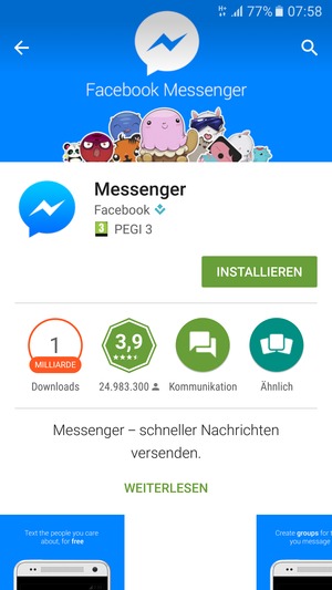 Wählen Sie INSTALLIEREN
