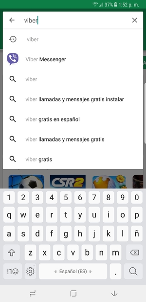 Introduzca el nombre de la aplicación y seleccione Buscar