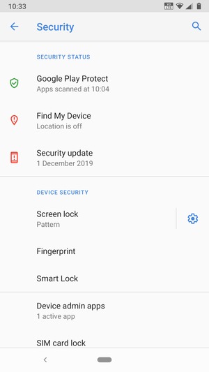 Your phone is now secure with a screen lock