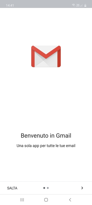 Seleziona AVANTI