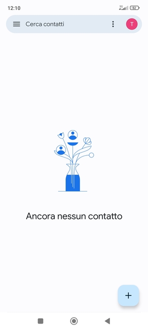 Seleziona il tuo account