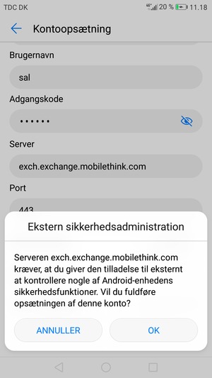 Vælg OK