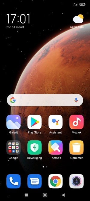 Selecteer Google