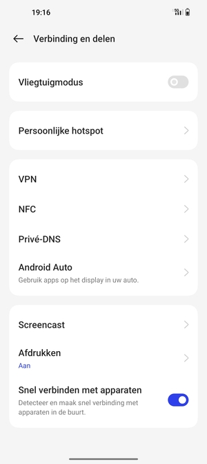 Selecteer Persoonlijke hotspot