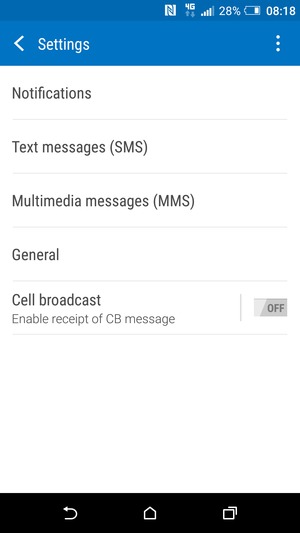 Select Text messages (SMS)