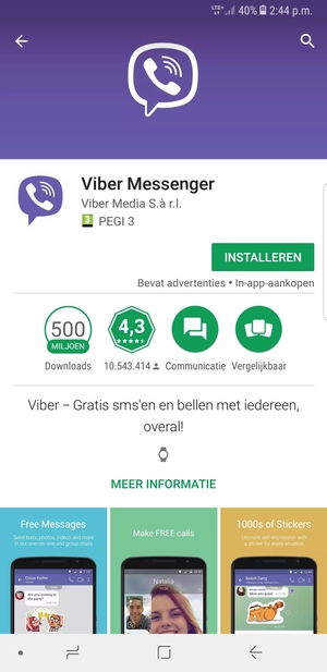 Selecteer INSTALLEREN