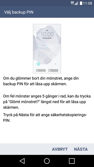 Välj NÄSTA