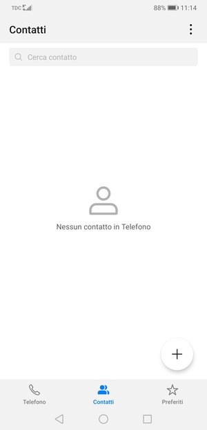 Seleziona il tasto Menu