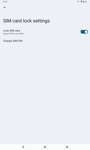 Select Change SIM PIN
