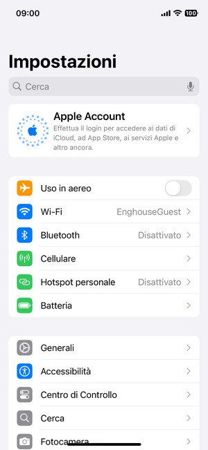 Seleziona Cellulare