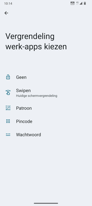 Selecteer Patroon