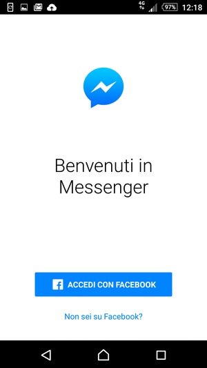 L'app è pronta per l'uso