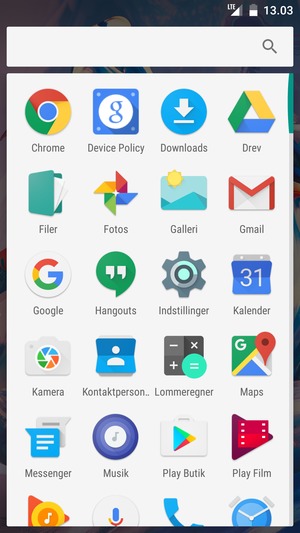 Vælg Indstillinger