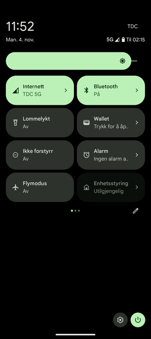 Velg Bluetooth