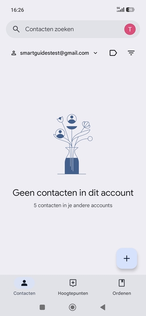 Selecteer Ordenen