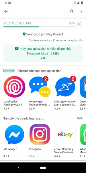 Espere a que el proceso de instalación finalice