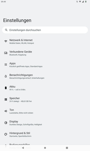 Wählen Sie Netzwerk &  Internet