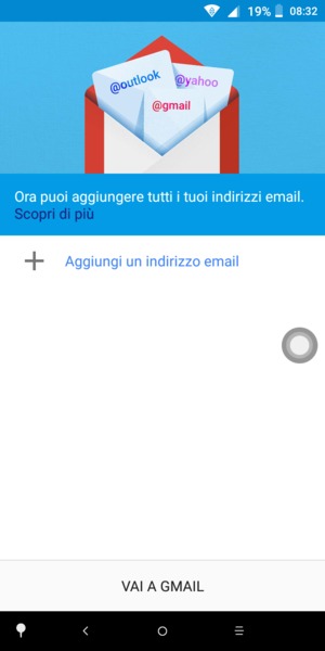Seleziona Aggiungi un indirizzo email