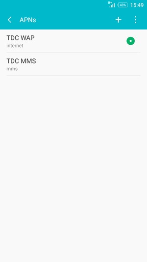 Your phone has now been set up to MMS