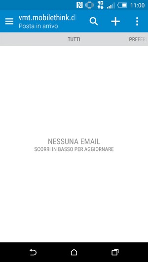 Il tuo account è pronto per l'uso