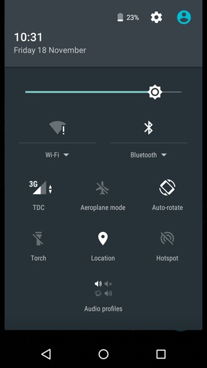 Turn off Wi-Fi and Bluetooth
