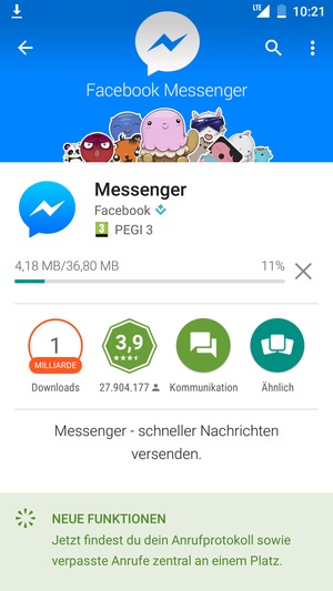 Warten Sie, bis der Installationsprozess  beendet ist
