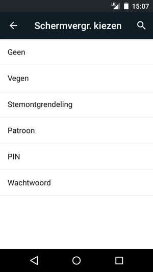 Selecteer Patroon