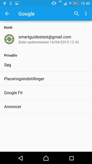 Vælg din konto