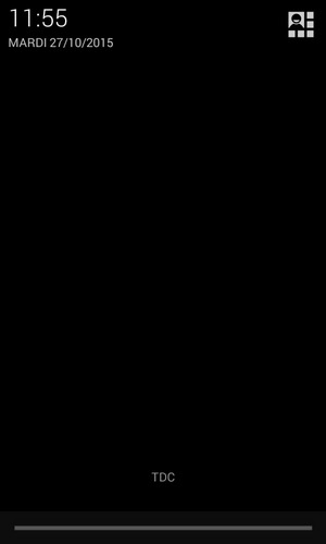 Sélectionnez le bouton du Menu
