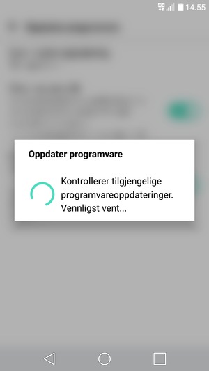 Vent til søket er ferdig