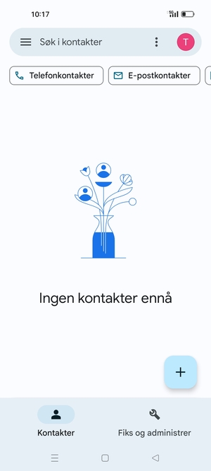 Velg Fiks og administrer