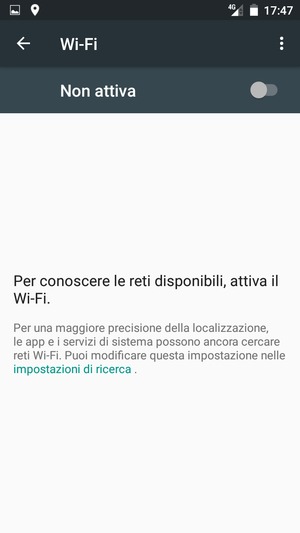 Attiva Wi-Fi