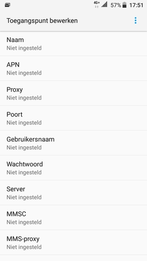 Voer mms-gegevens in