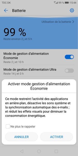 Sélectionnez ACTIVER