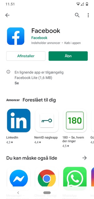 Vælg Åbn