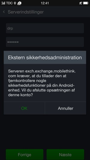 Vælg OK