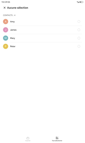 Sélectionnez Sélectionner tout