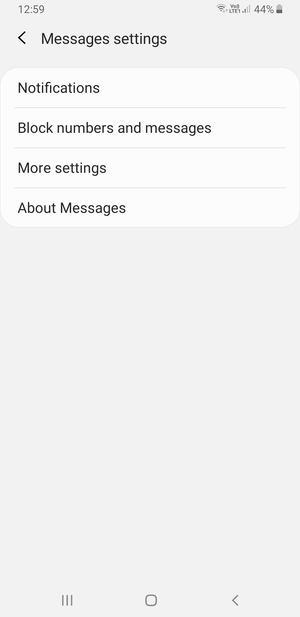 Select More settings