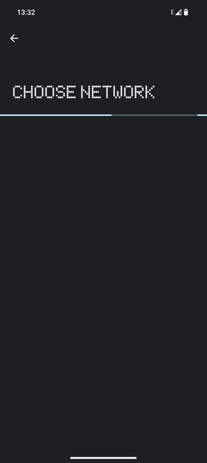 Wait for the search to finish