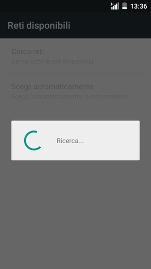 Attendi il completamento della ricerca