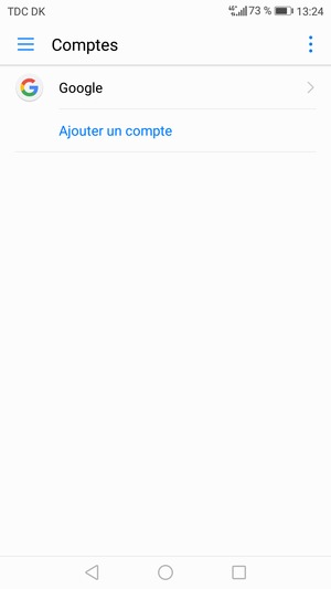 Sélectionnez Google