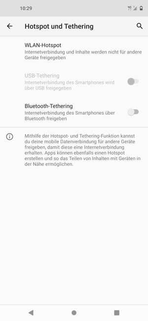 Wählen Sie WLAN-Hotspot