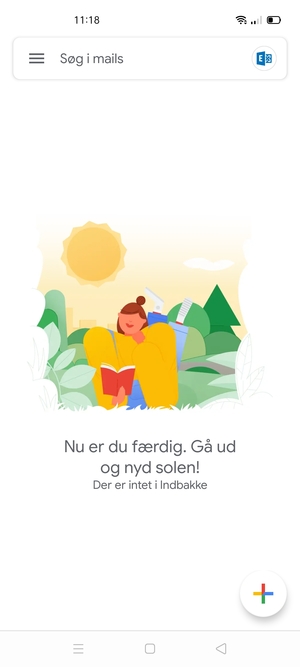Din Hotmail er klar til brug